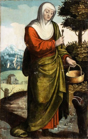 Scuola valenciana, XVI secolo, Saint Martha of Bethany