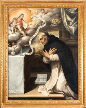 Ludovico Carracci (ambito di) (Bologne 1555-Bologne 1619), La vision de saint Hyacinthe