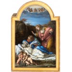 Artiste actif à Rome, XVIIe siècle, Lamentation sur le Christ mort