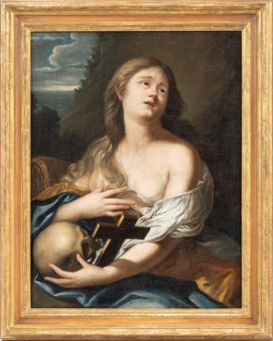 Artista emiliano, XVII secolo, Penitent Magdalene