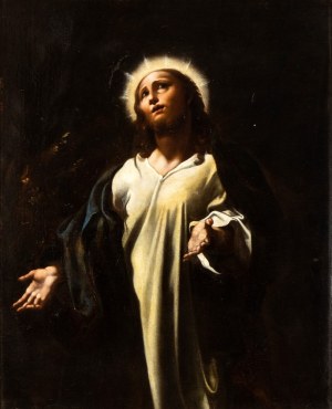 Artista emiliano, XVII secolo, Cristo sul Monte degli Ulivi