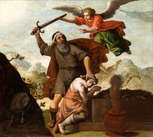 Scuola sivigliana, XVII secolo, The sacrifice of Isaac