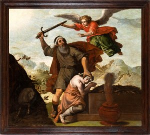 Scuola sivigliana, XVII secolo, The sacrifice of Isaac