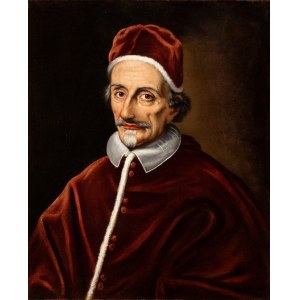 Artista attivo a Roma, ultimo quarto XVII secolo, Portrét papeže Inocence XI.