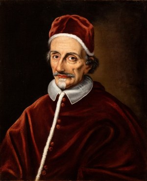 Artista attivo a Roma, ultimo quarto XVII secolo, Portret papieża Innocentego XI