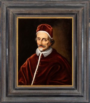 Artista attivo a Roma, ultimo quarto XVII secolo, Portrait of Pope Innocent XI