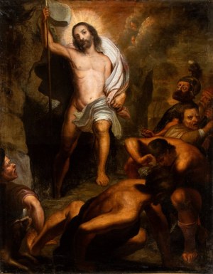 Artista fiammingo, XVII secolo, Die Auferstehung Christi