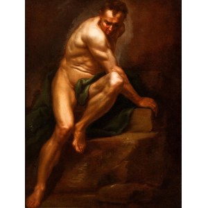 Carlo Maratti (Camerano 1625-Roma 1713), Male nude study