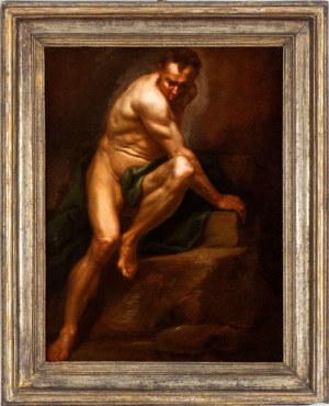 Carlo Maratti (Camerano 1625-Roma 1713), Étude de nu masculin