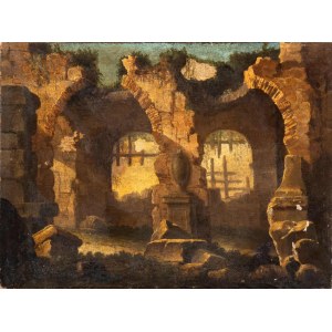 Clemente Spera (Novara 1661-Milano 1742), Capriccio avec ruines architecturales