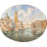 Martin Rico y Ortega (attribuito a) (El Escorial 1833-Venezia 1908), View of Venice with Ponte delle Guglie