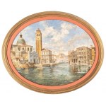 Martin Rico y Ortega (attribuito a) (El Escorial 1833-Venezia 1908), Veduta di Venezia con Ponte delle Guglie