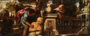 Artista veneto, fine XVII - inizio XVIII secolo, Susanna und die Ältesten