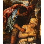 Artista veneto, fine XVII - inizio XVIII secolo, Susanna e gli anziani
