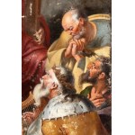 Artista fiammingo, XVII secolo, Kristus a kajúci hriešnici
