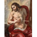 Artista fiammingo, XVII secolo, Cristo e i peccatori penitenti