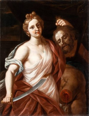 Artista bolognese, XVII secolo, Judith mit dem Kopf des Holofernes