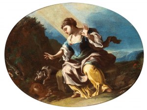 Francesco Solimena (attribuito a) (Serino 1657-Napoli 1747), Figura allegorica femminile