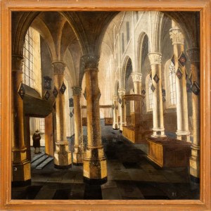 Artista olandese, XVIII secolo, Niederländisches Kircheninterieur