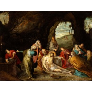 Frans Francken il Giovane (attribuito a) (Anversa 1581-Anversa 1642), Compianto di Cristo