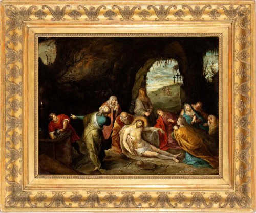 Frans Francken il Giovane (attribuito a) (Anversa 1581-Anversa 1642), Lamentation of Christ