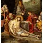 Frans Francken il Giovane (attribuito a) (Anversa 1581-Anversa 1642), Lamentation du Christ