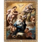 Artista napoletano, XVIII secolo, Incoronazione della Vergine