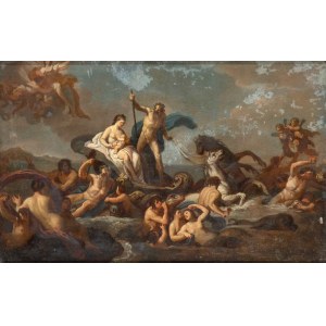 Artista francese, XVIII secolo, Poseidon a Amfridita