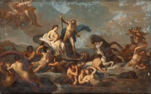 Artista francese, XVIII secolo, Poseidone e Anfridrite