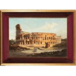 Ippolito Caffi (ambito di) (Belluno 1809-Lissa 1866), Veduta del Colosseo