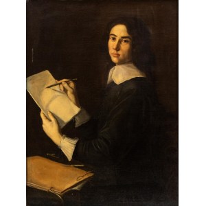 Artista attivo a Roma, XVII secolo, Porträt eines jungen Künstlers