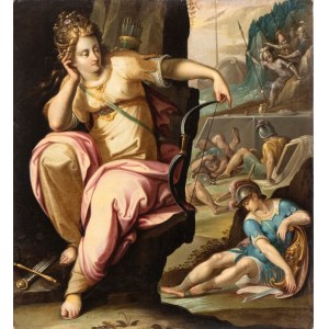 Artista emiliano, fine XVI - inizio XVII secolo, Classic heroine