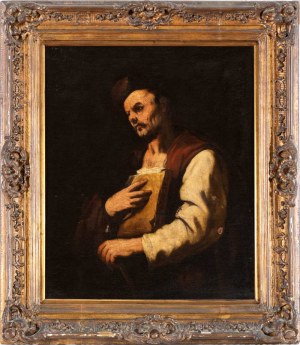 Luca Giordano (ambito di) (Napoli 1634-1705), Philosopher with book