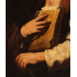 Luca Giordano (ambito di) (Napoli 1634-1705), Philosoph mit Buch