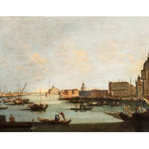 Francesco Tironi (Venise 1745-Venezia 1797), Vue du Bacino di San Marco avec San Giorgio Maggiore et Punta della Dogana