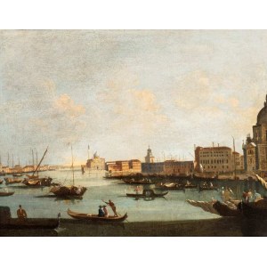 Francesco Tironi (Venedig 1745-Venezia 1797), Ansicht von Bacino di San Marco mit San Giorgio Maggiore und Punta della Dogana