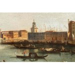 Francesco Tironi (Venise 1745-Venezia 1797), Vue du Bacino di San Marco avec San Giorgio Maggiore et Punta della Dogana