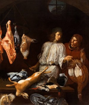 Artista fiammingo attivo in Italia, XVII secolo, Řeznictví