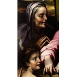 Artista fiammingo attivo in Italia, ultimo quarto del XVI secolo, Svatá rodina se svatou Annou a svatým Janem