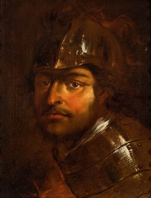 Salvator Rosa (Napoli 1615-Napoli 1673), Selfportrait in armour