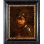 Salvator Rosa (Naples 1615-Naples 1673), Autoportrait en armure