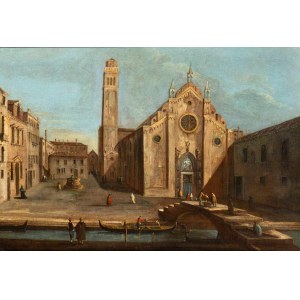 Francesco Tironi (attribuito a) (Venezia 1745-Venezia 1797), Santa Maria Gloriosa dei Frari v Benátkách
