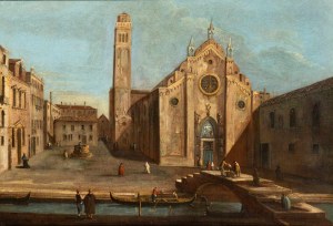 Francesco Tironi (attribuito a) (Venezia 1745-Venezia 1797), Santa Maria Gloriosa dei Frari in Venedig