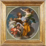 Domenico Corvi (Viterbe 1721-Rome 1803), Saint Matthieu et l'ange