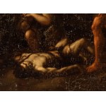 Artista attivo a Napoli, XVII secolo, Tělo Ábela nalezené Adamem a Evou