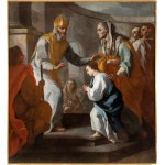 Pietro Bardellino (attribuito a) (Neapol 1732-Napol 1806), Ofiarowanie Najświętszej Marii Panny w świątyni