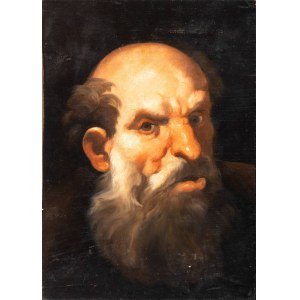 Pier Francesco Guala (attribuito a) (Casale Monferrato 1698-Milano 1757), Head of an old man with beard