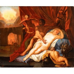 Artista italiano, XVIII secolo, Venere e Marte