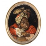 Artista nord-europeo, XVIII secolo, Portret moro