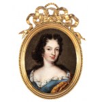 Artiste italien, XVIIIe siècle, Portrait d'une dame. Miniature